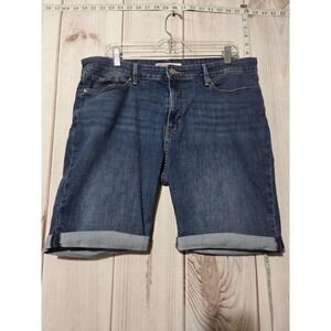 Levi Strauss Bermuda‎ Shorts Womens 16 W33 Denim Signature Stretch Casual Jean